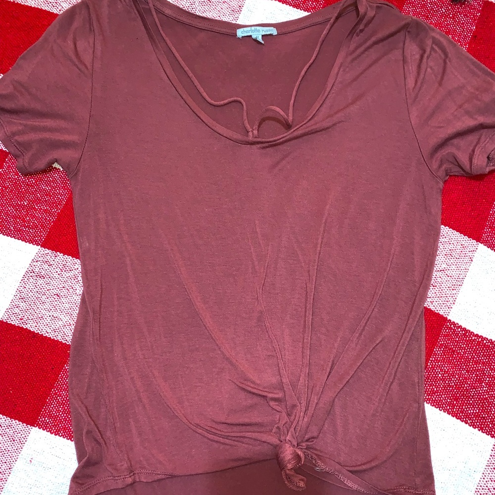 CHARLOTTE RUSSE DRESS SHIRT